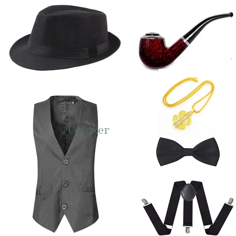 Men'S Accessories In The 1920S - 2026 1920S Set Aksesoris Kostum Pria