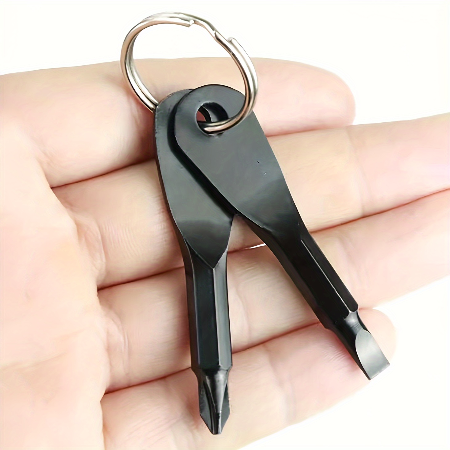 Keychain Multi Tool - 2 buah obeng mini gantungan kunci