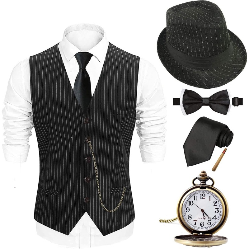 Men'S Accessories In The 1920S - Kostum Pria Halloween Era 1920-an 2025,