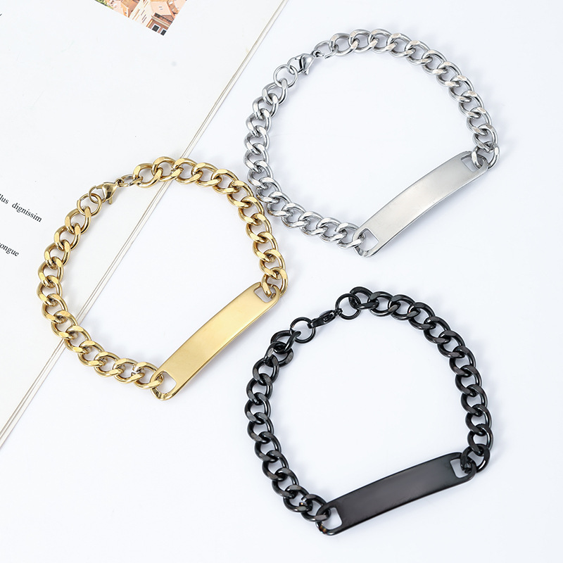 HNSP Gelang Sederhana Rantai T - Men Accessories For Hand ulasan dan harga