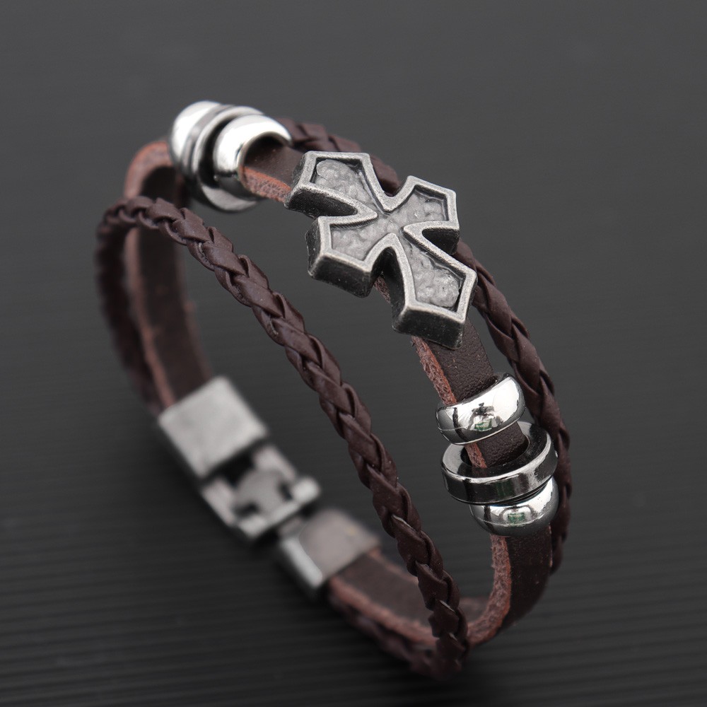 Gelang kulit buatan tangan mul - Men Accessories For Hand ulasan dan harga