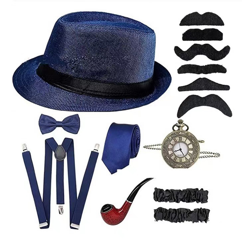 Set Aksesori Cosplay Halloween - Men'S Accessories In The 1920S ulasan dan harga