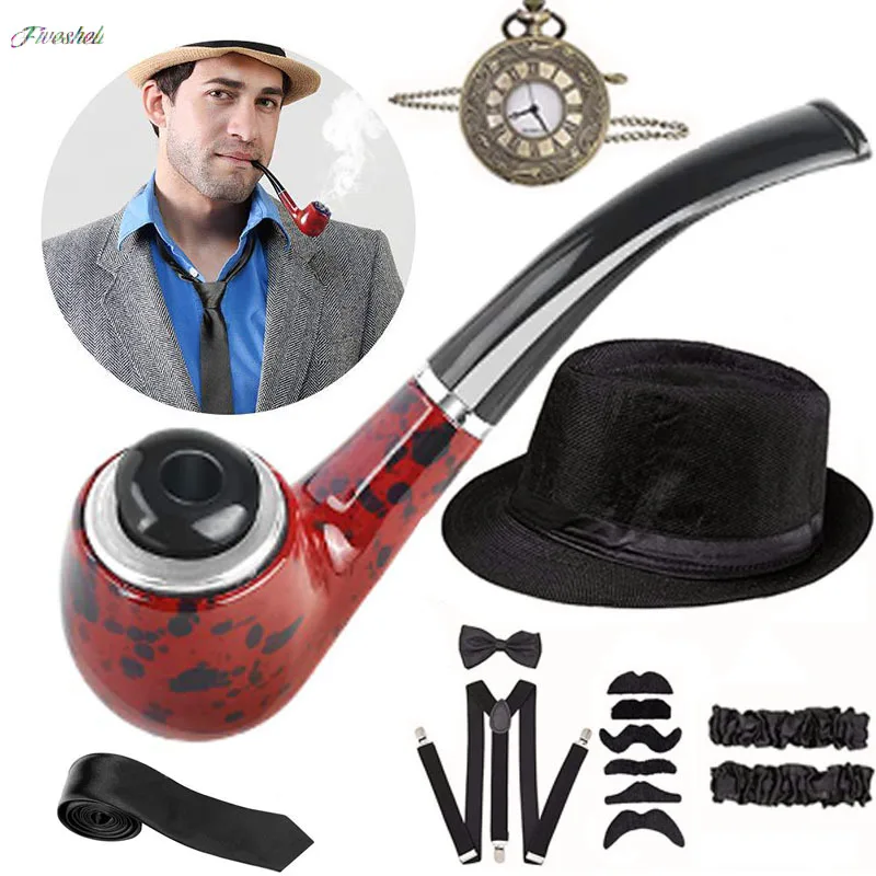 Kostum Cosplay pesta Halloween - Men'S Accessories In The 1920S ulasan dan harga