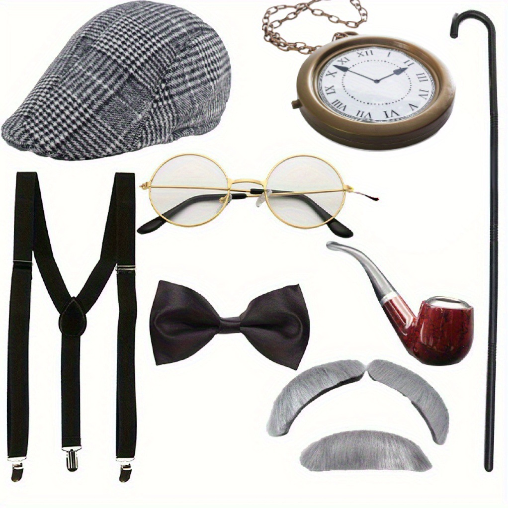 Kostum Gangster Gatsby Pria Er - Men'S Accessories In The 1920S ulasan dan harga