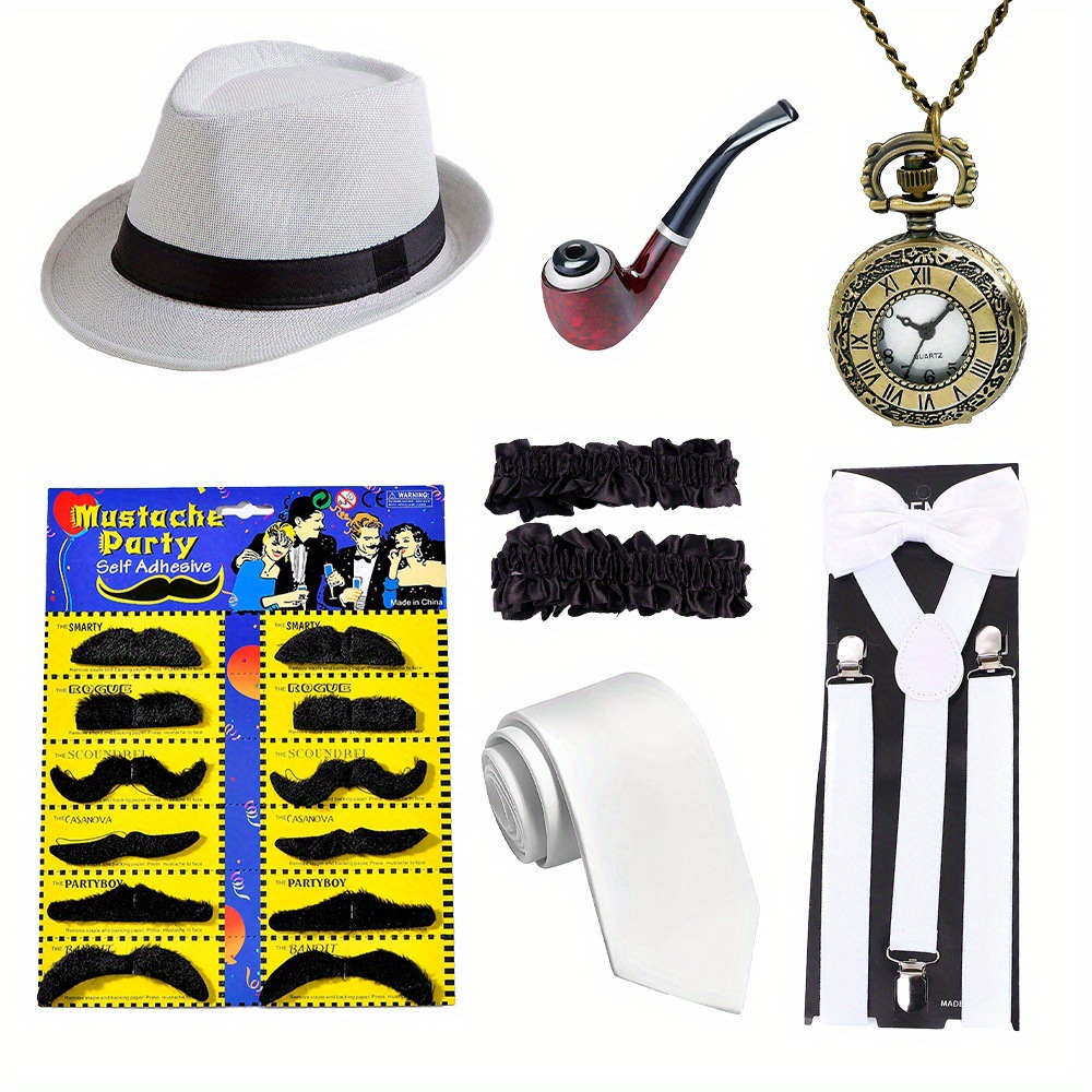 Kostum Gangster Gatsby Pria Er - Men'S Accessories In The 1920S ulasan dan harga