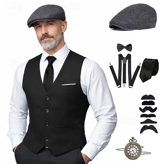 Kostum Pria Ukuran Besar Era 1 - Men'S Accessories In The 1920S ulasan dan harga