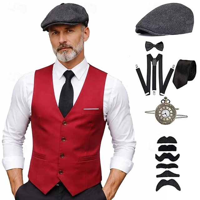 Kostum Pria Ukuran Besar Era 1 - Men'S Accessories In The 1920S ulasan dan harga