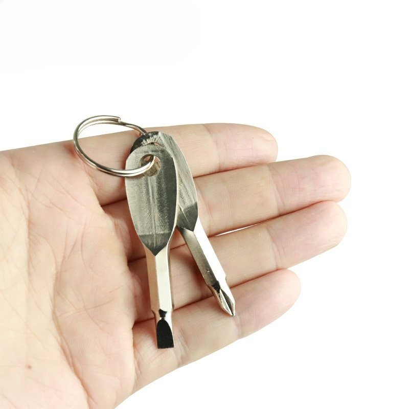 2 buah obeng mini gantungan ku - Keychain Multi Tool ulasan dan harga