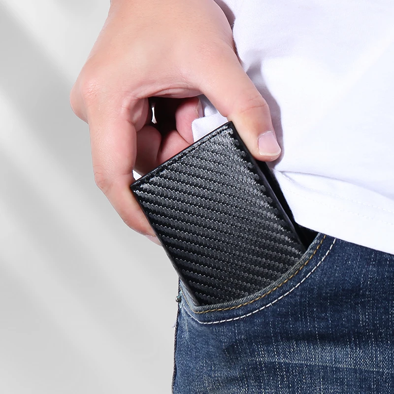 Dompet Kartu RFID Blocking, Te - Coin Holder Men ulasan dan harga