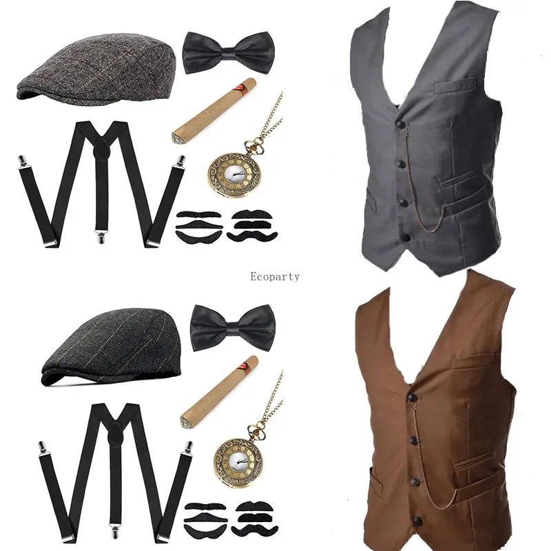 Set Kostum dan Aksesori Gangst - Men'S Accessories In The 1920S ulasan dan harga