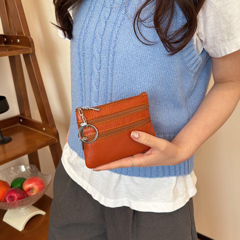 Dompet Koin Portabel Kulit PU  - Coin Holder Men ulasan dan harga